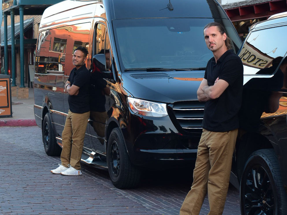 Our chauffeurs ready to assist clients